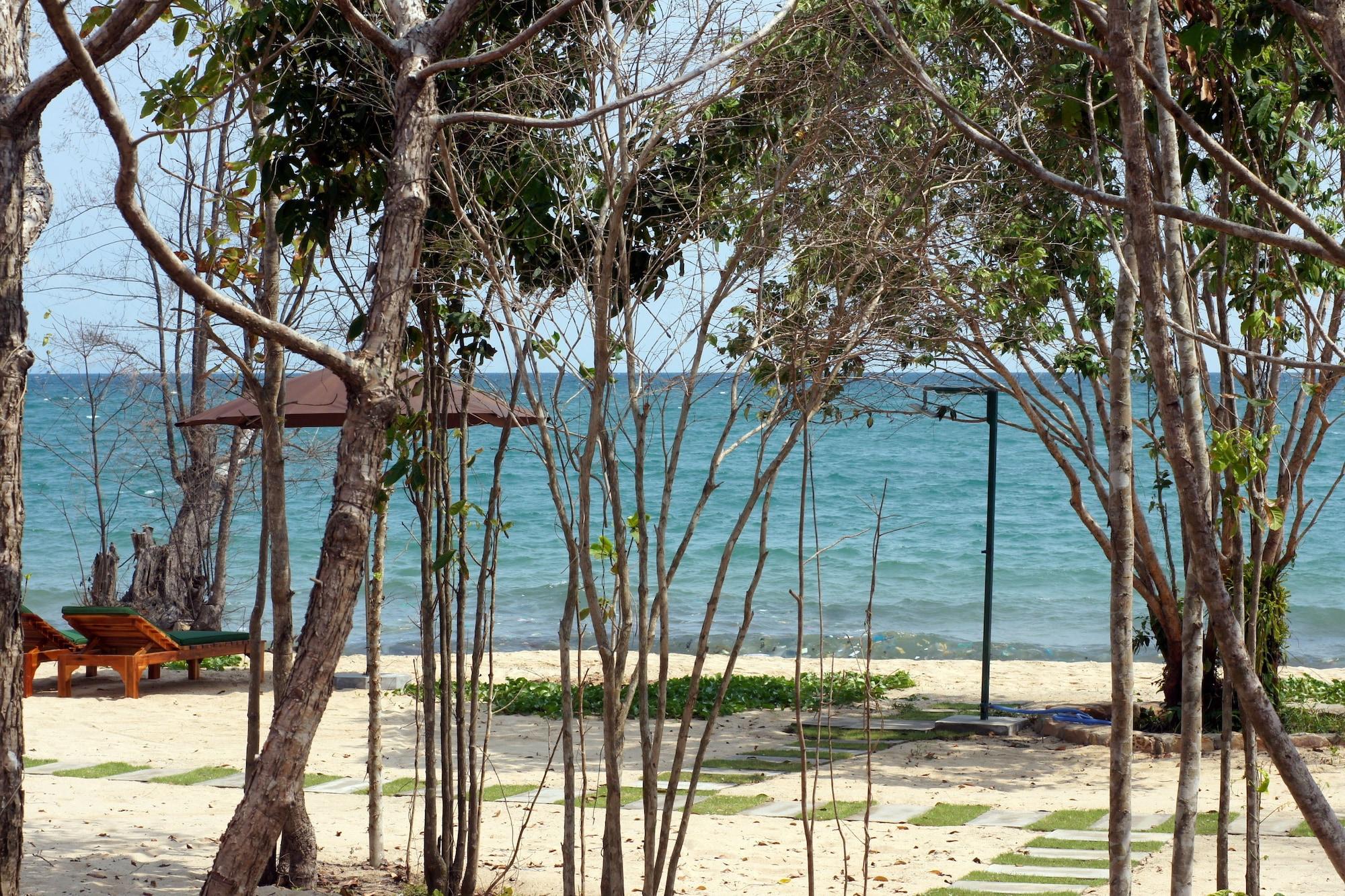 Gold Sand Beach Bungalow Дуонг-Донг Экстерьер фото