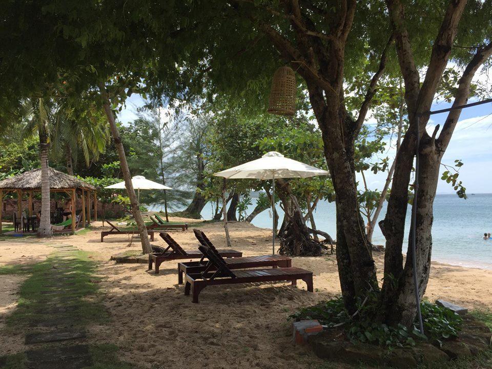 Gold Sand Beach Bungalow Дуонг-Донг Экстерьер фото