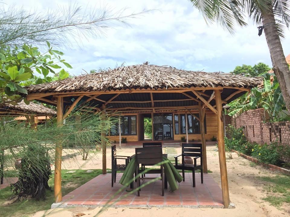 Gold Sand Beach Bungalow Дуонг-Донг Экстерьер фото