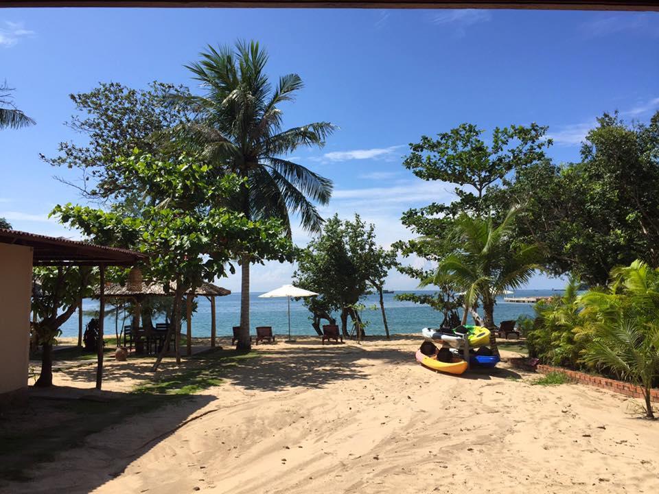 Gold Sand Beach Bungalow Дуонг-Донг Экстерьер фото
