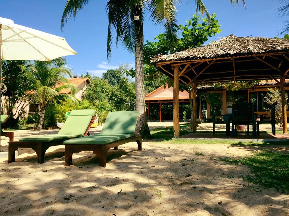 Gold Sand Beach Bungalow Дуонг-Донг Экстерьер фото